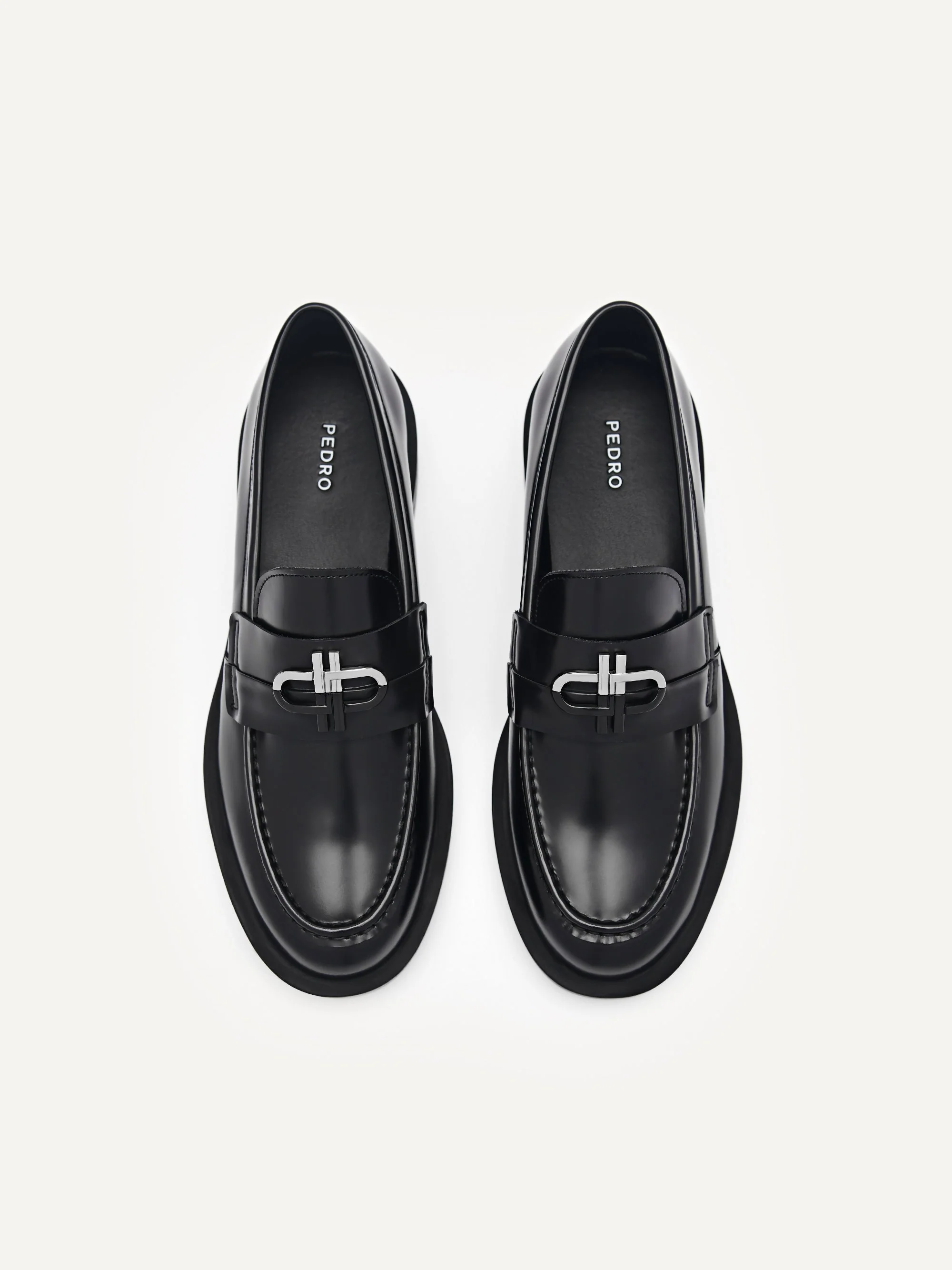 PEDRO Icon Leather Loafers - Image 9