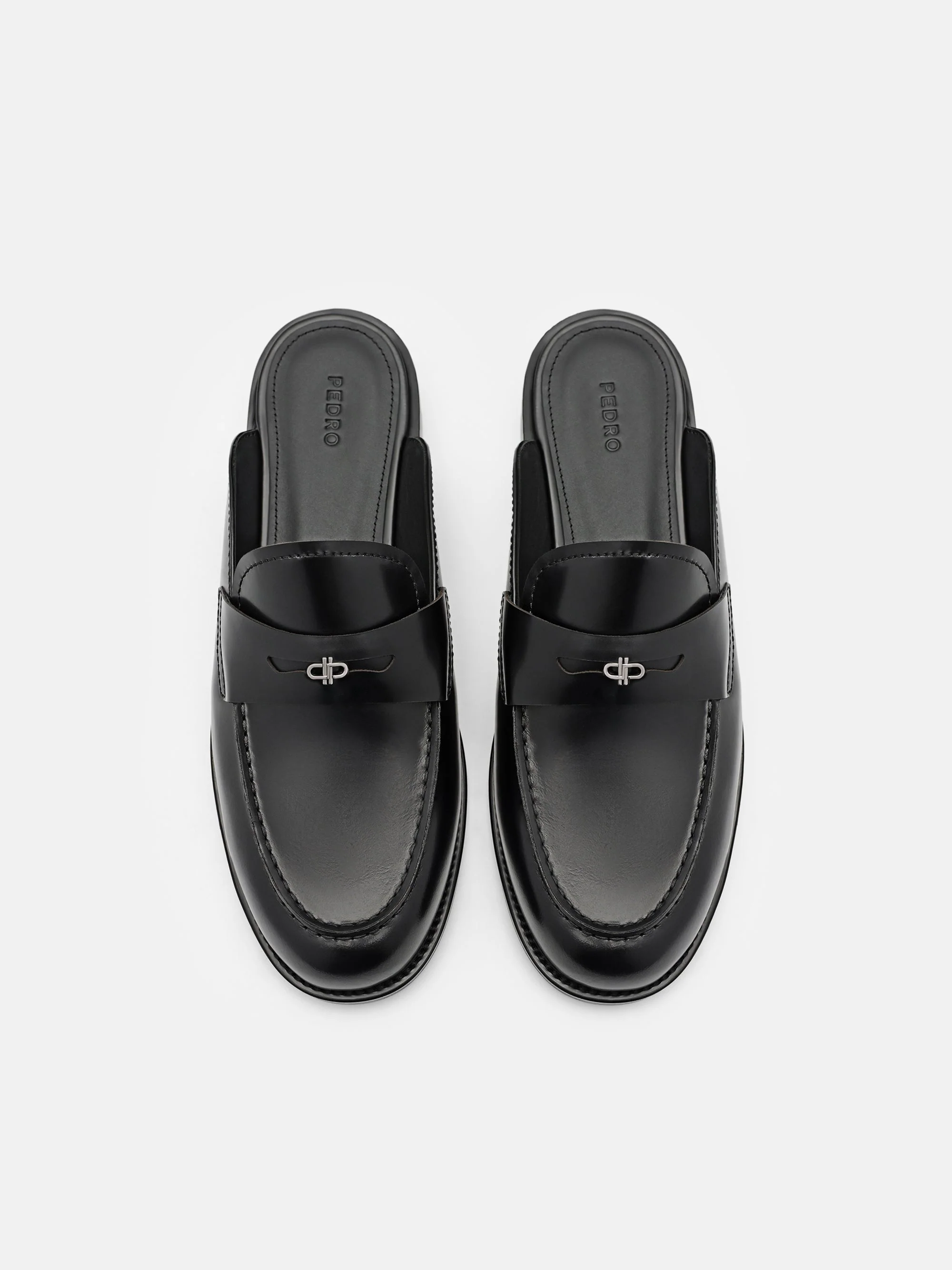 Mackenzie Leather Mule Loafers - Image 9