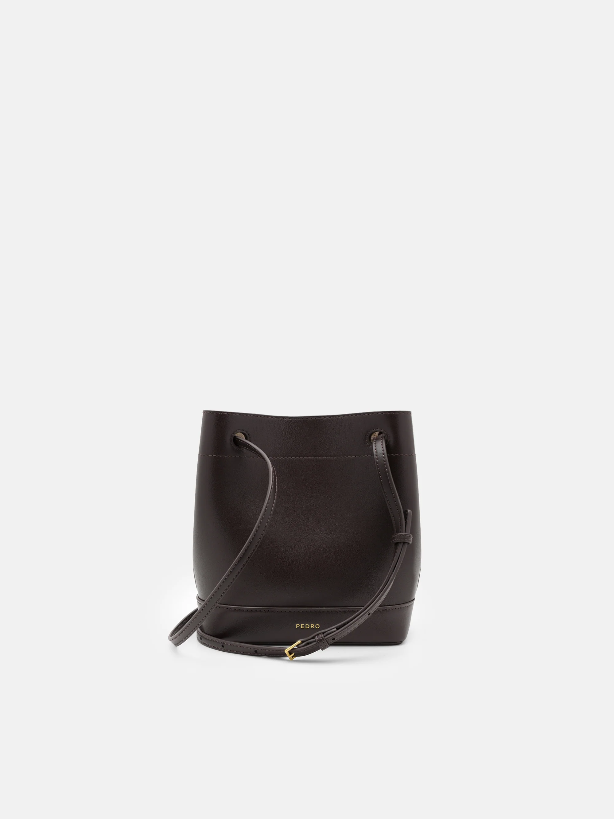 Loli Leather Bucket Bag - Image 9