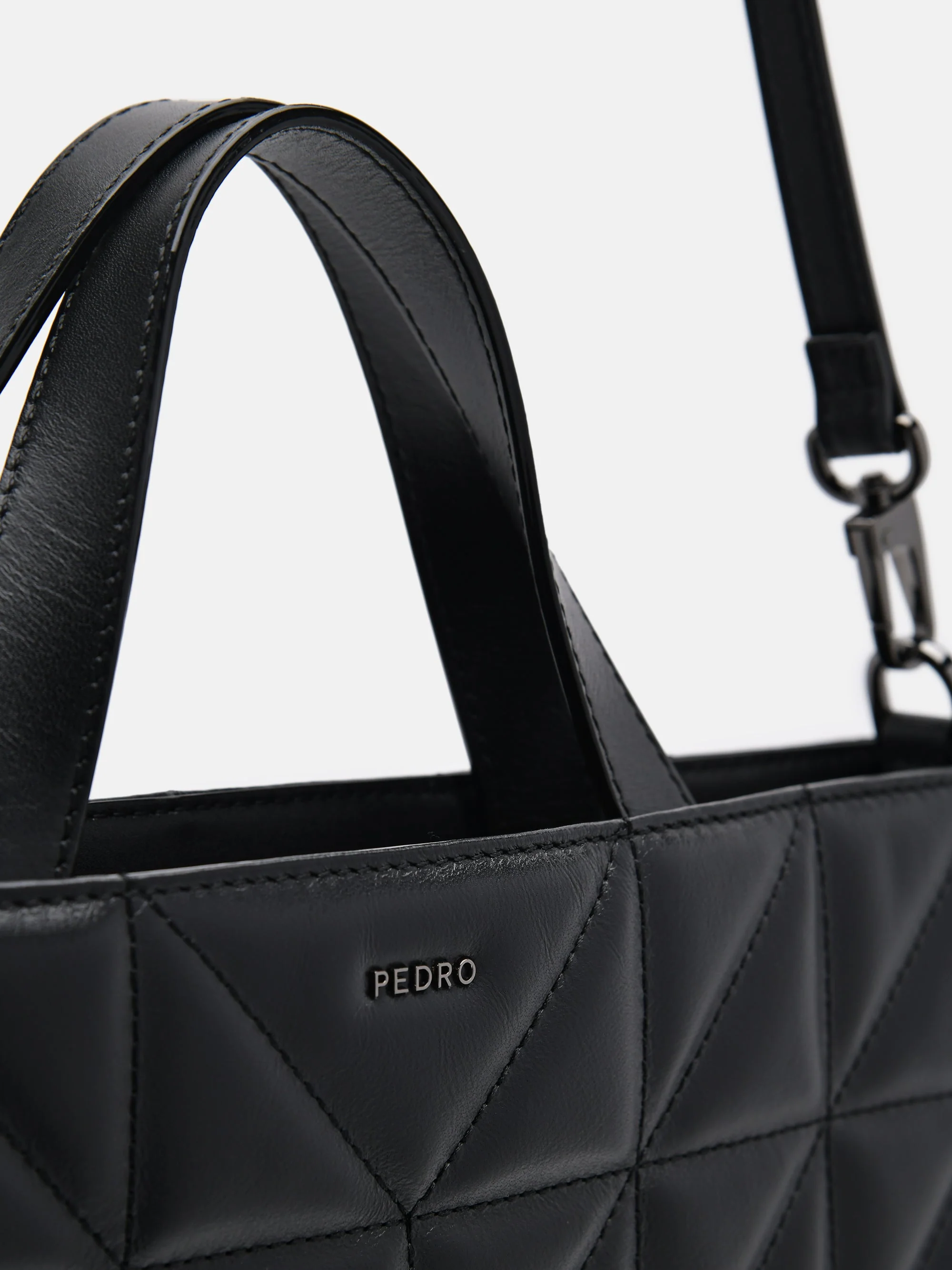 PEDRO Studio Kayla Leather Tote Bag in Pixel - Image 11