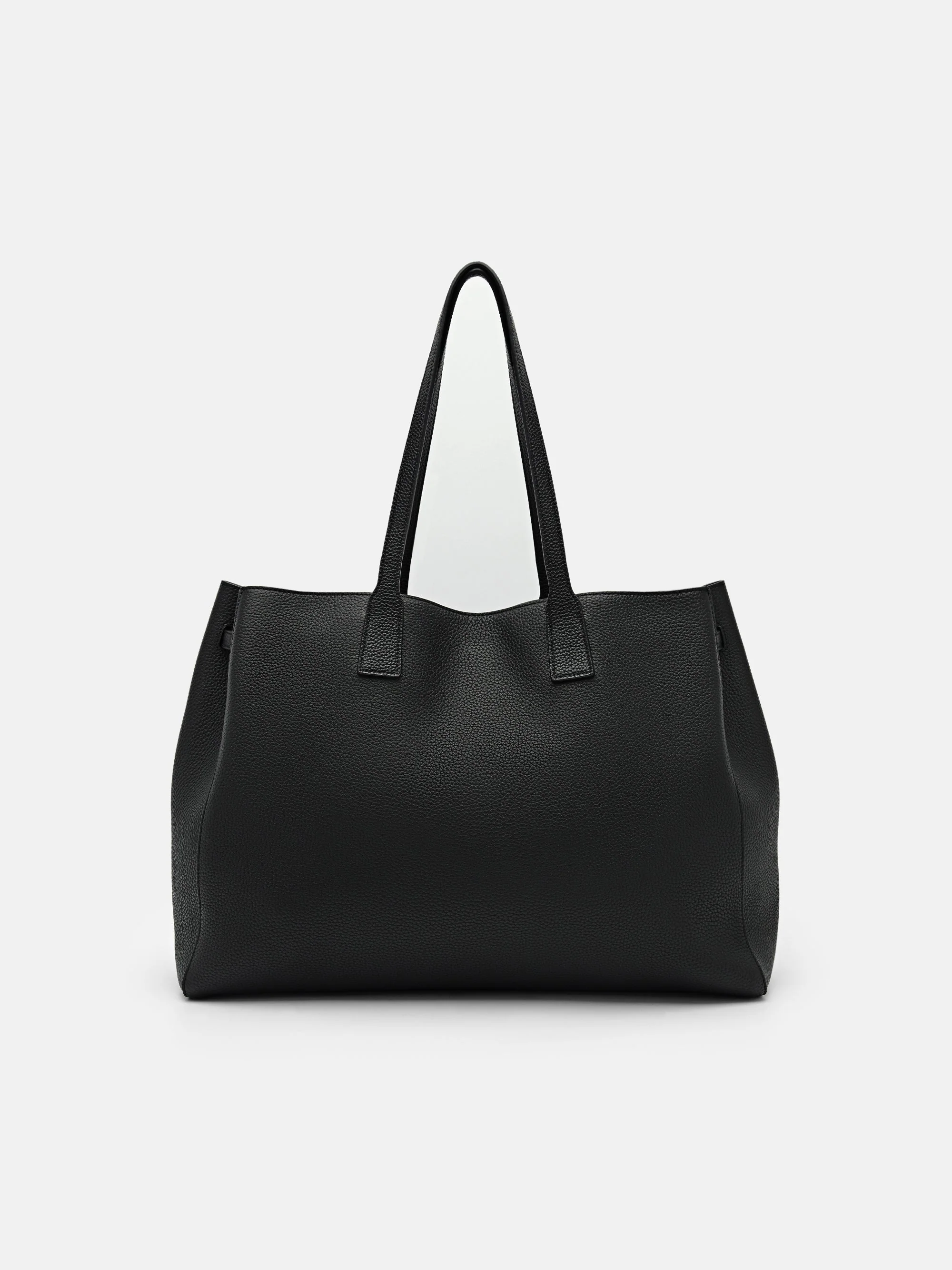 Demi Oversized Leather Tote Bag - Image 12