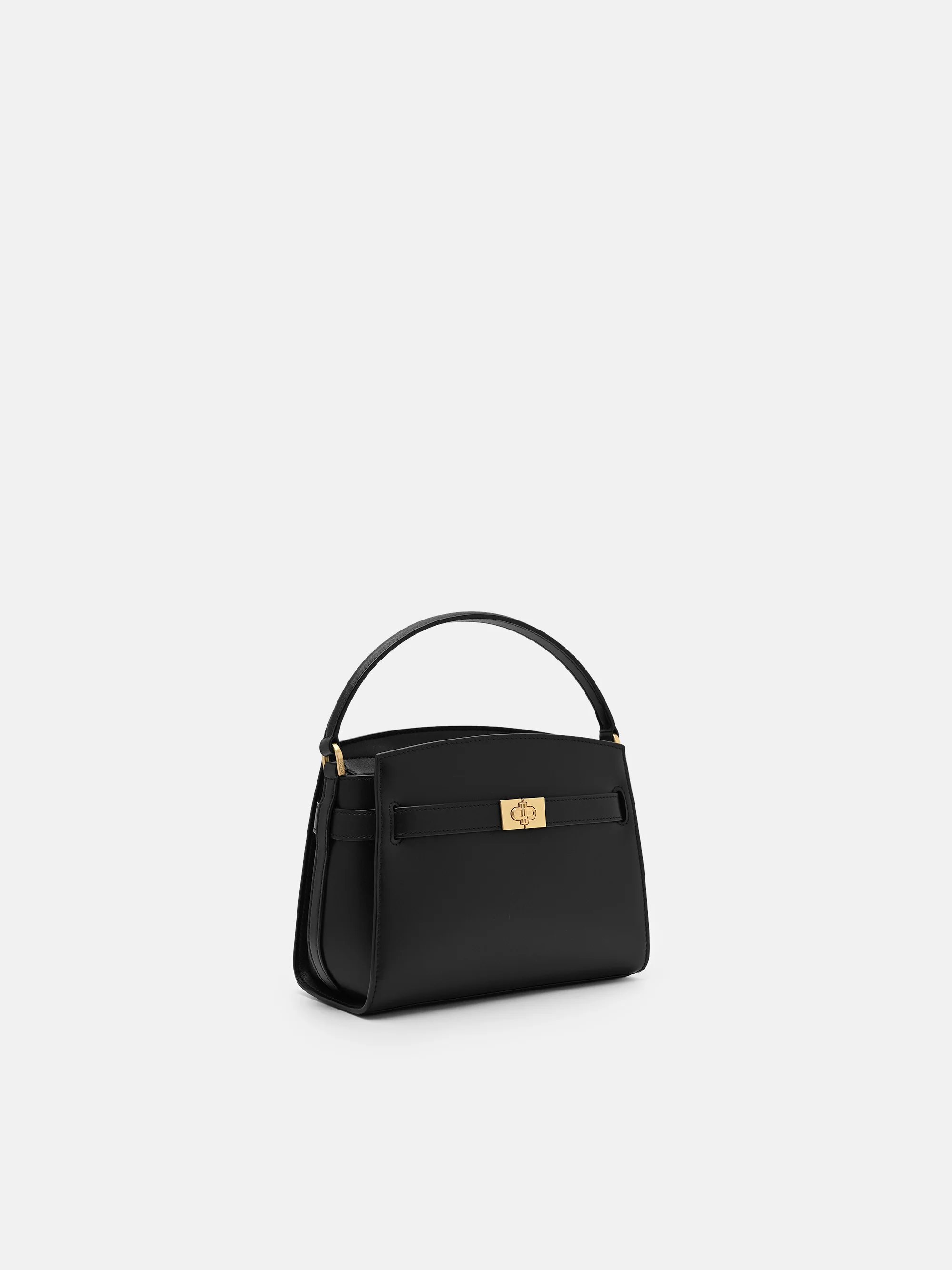 Belted Leather Handbag - Image 8