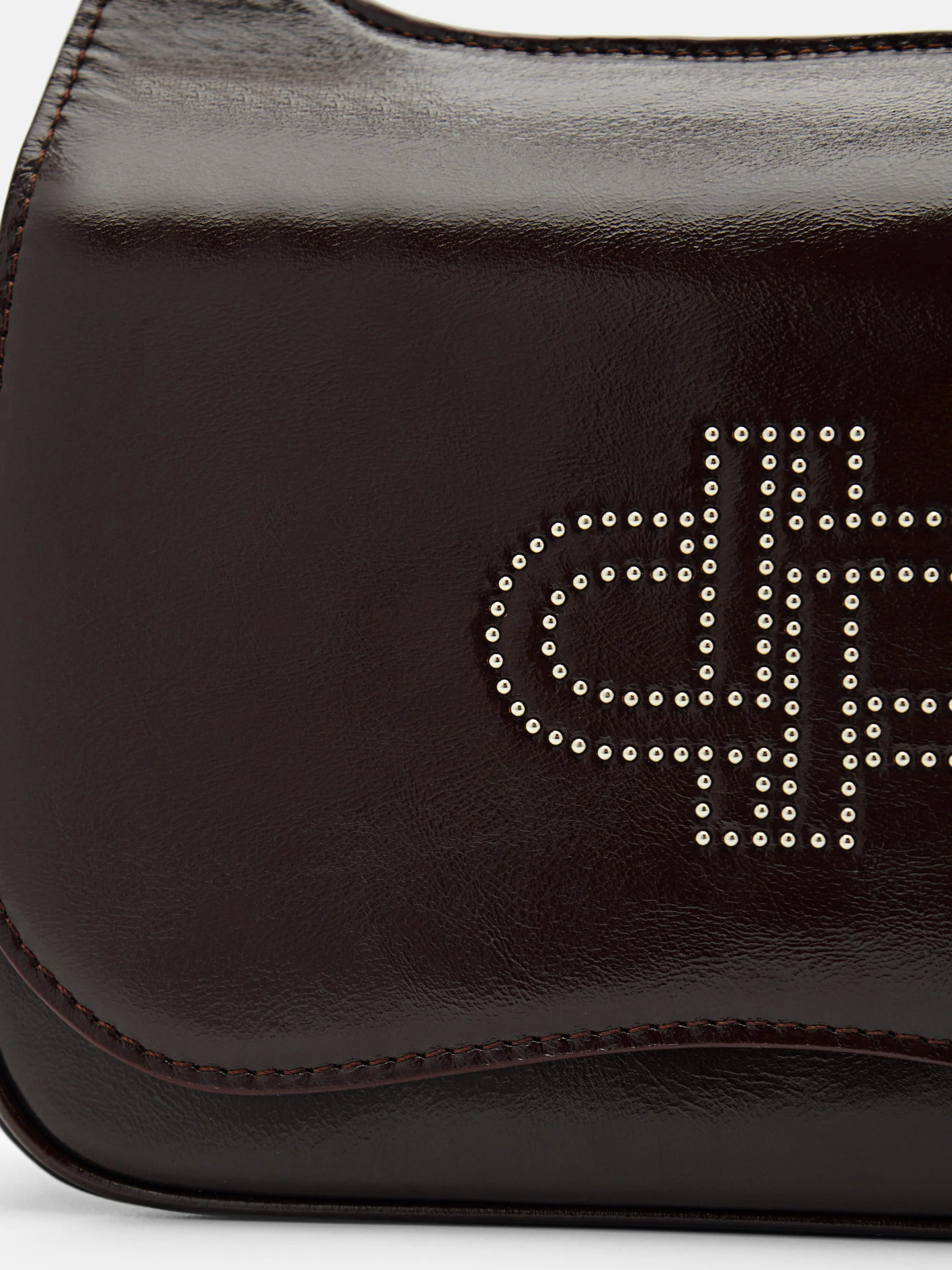 PEDRO Icon Leather Studded Shoulder Bag - Image 11