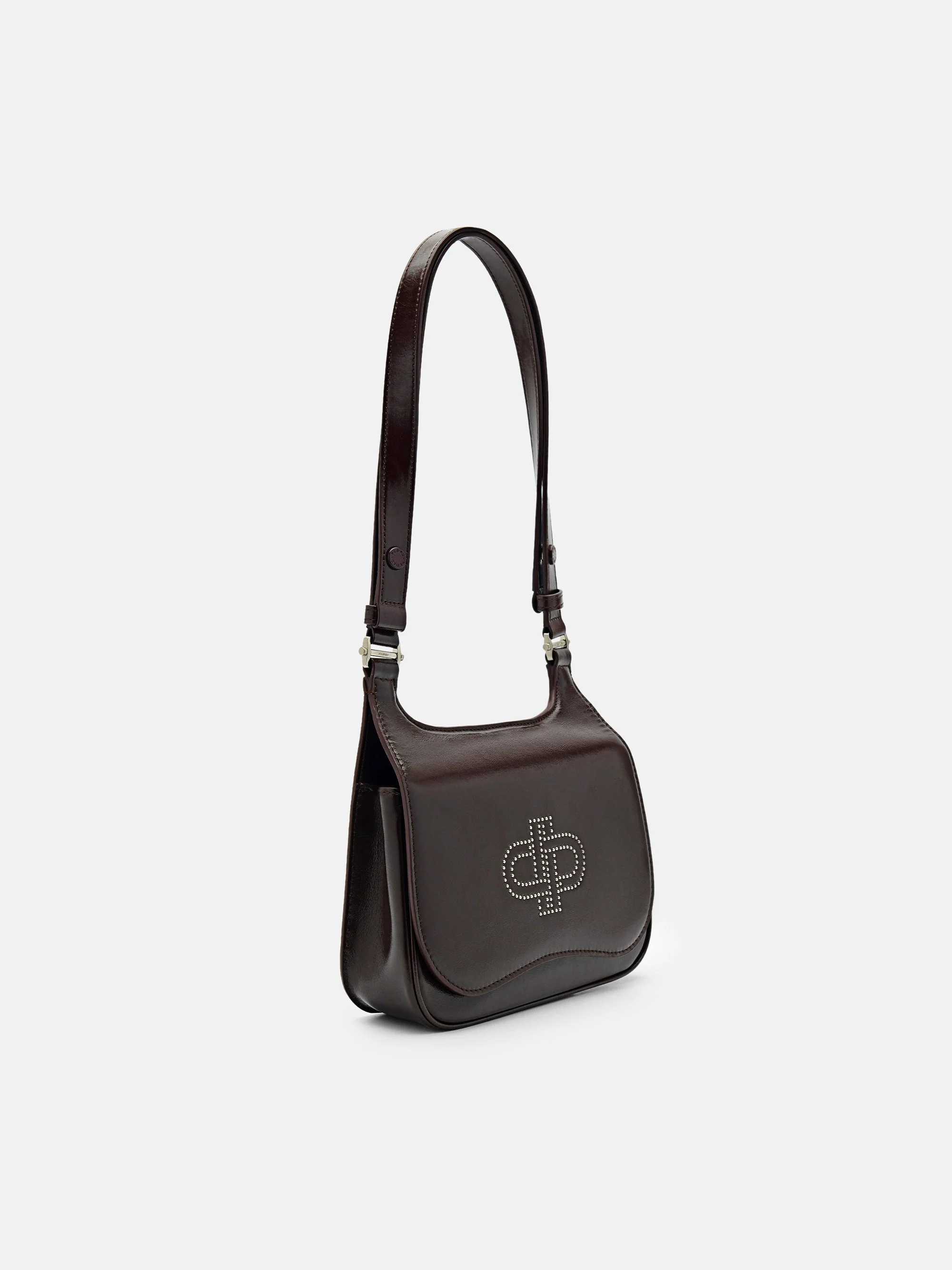 PEDRO Icon Leather Studded Shoulder Bag - Image 8