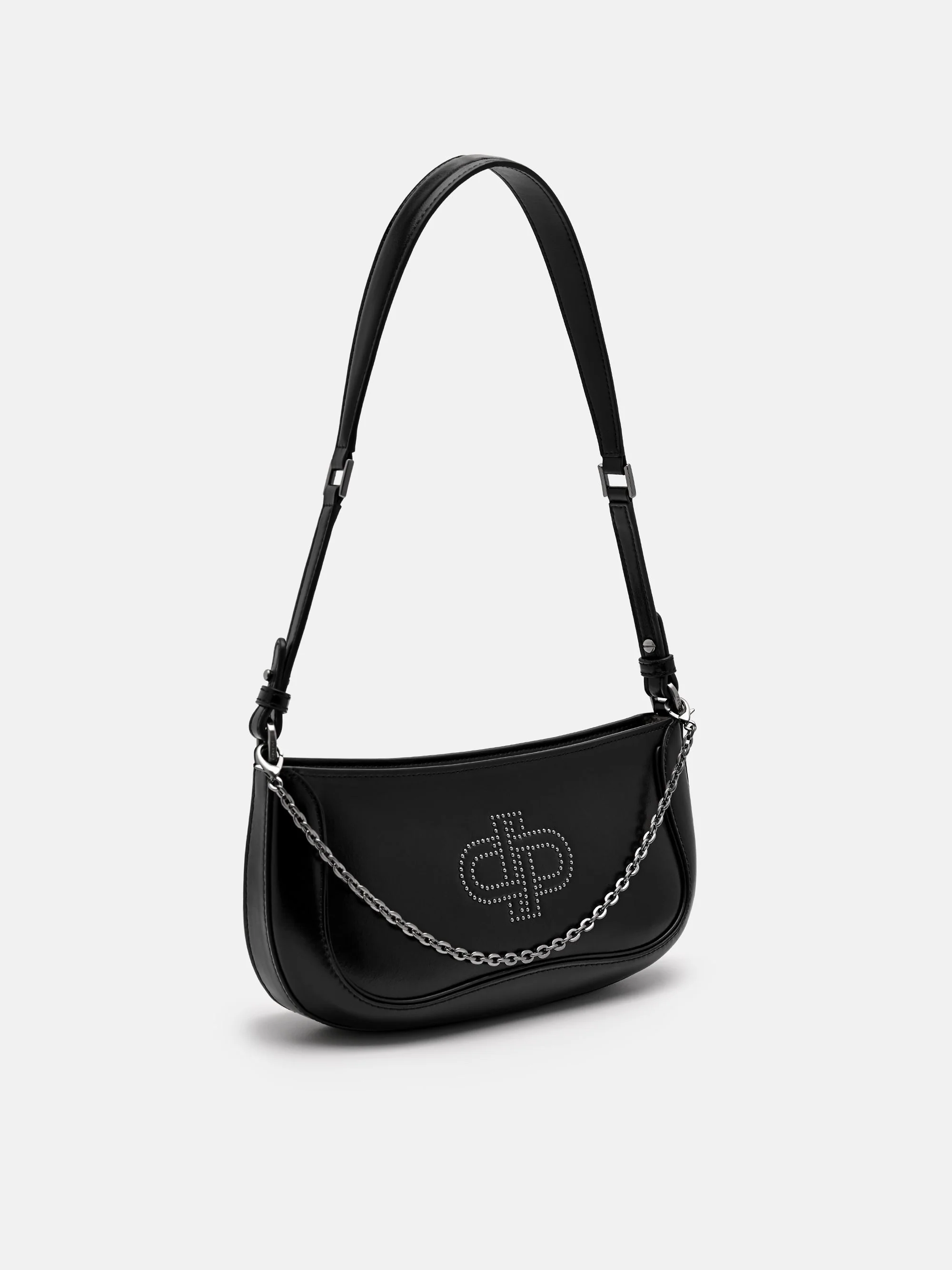 PEDRO Icon Oiled Leather Studded Shoulder Bag - Image 10