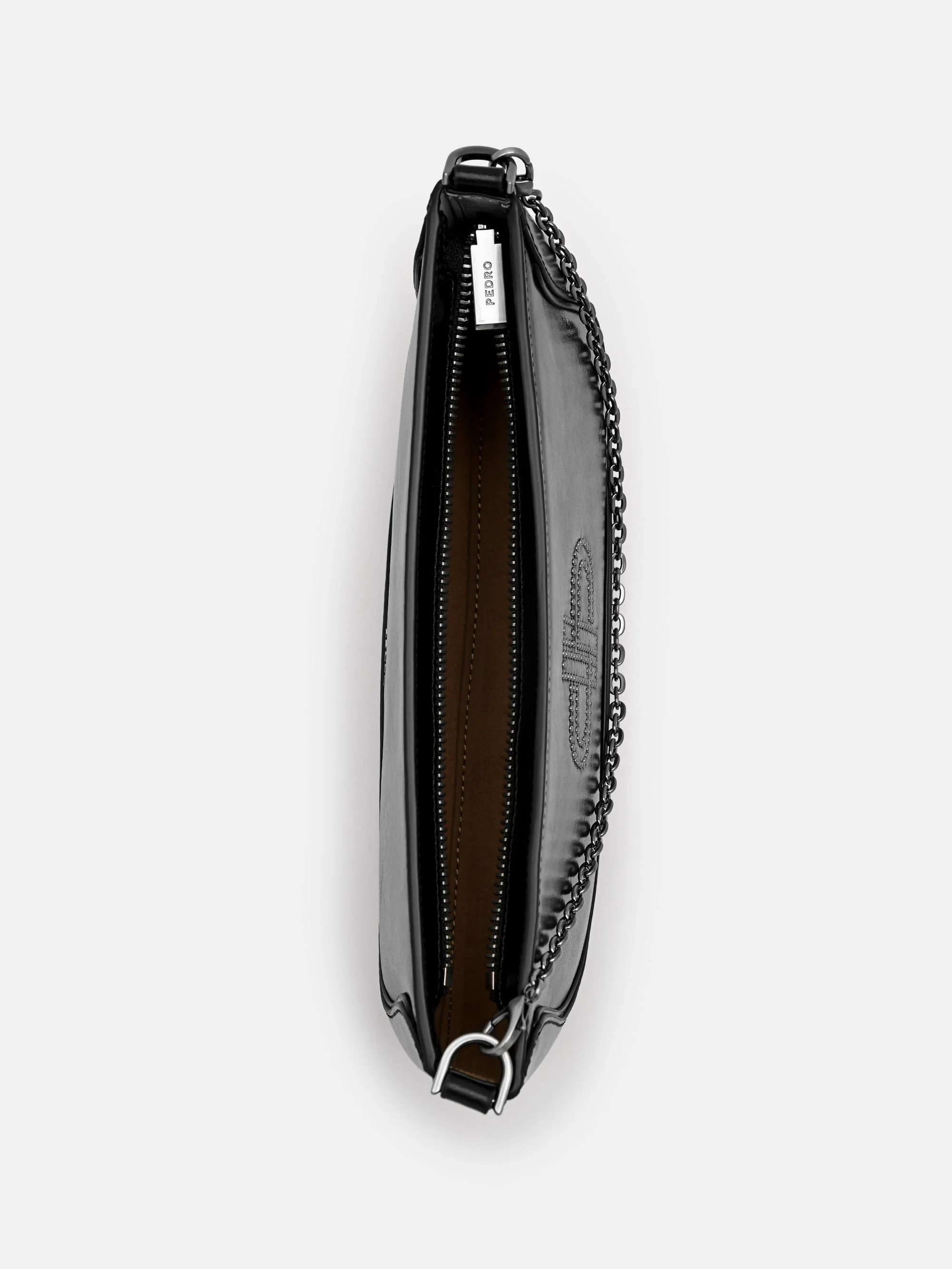 PEDRO Icon Oiled Leather Studded Shoulder Bag - Image 12