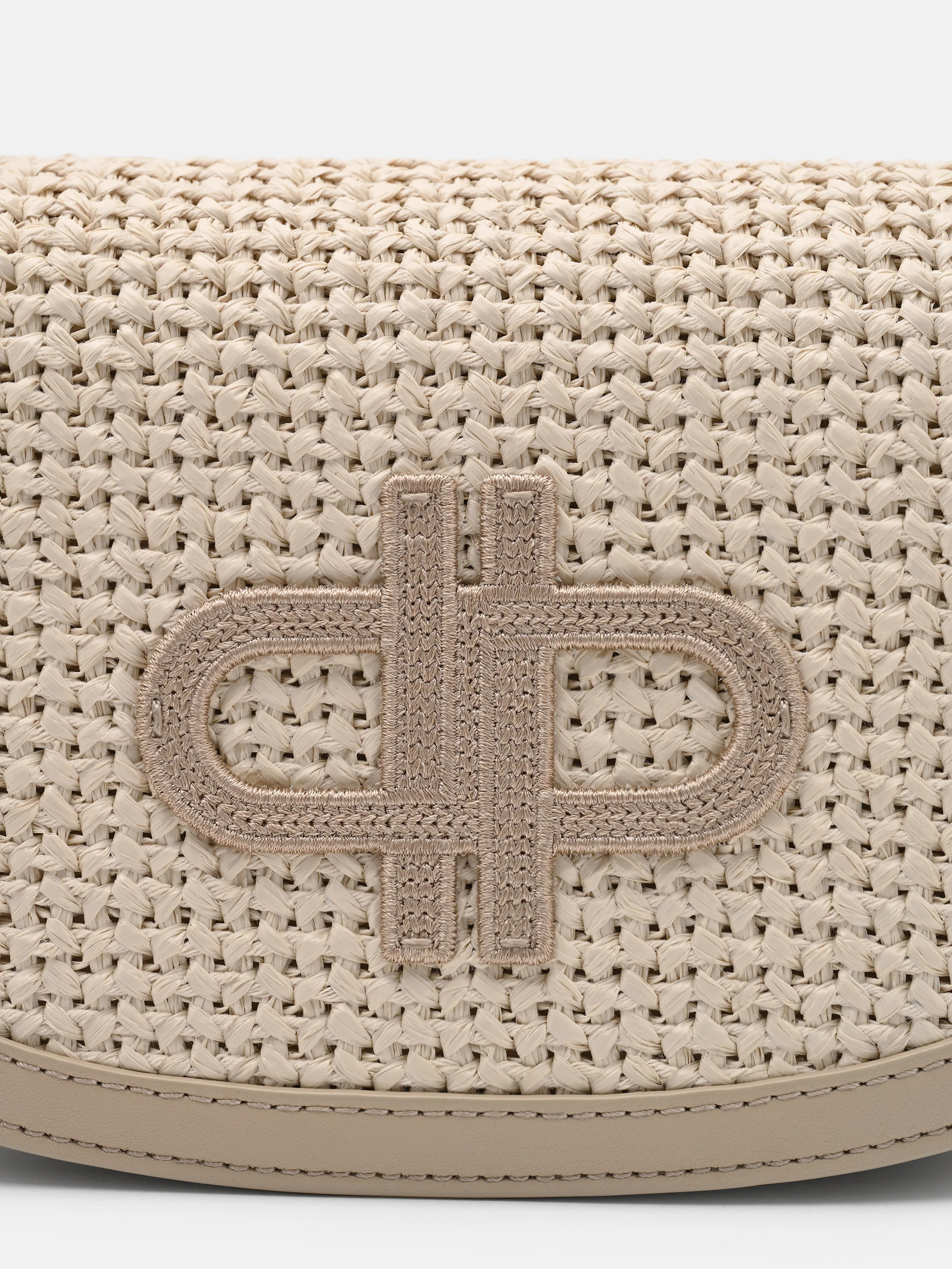 Duet Raffia Shoulder Bag - Image 5