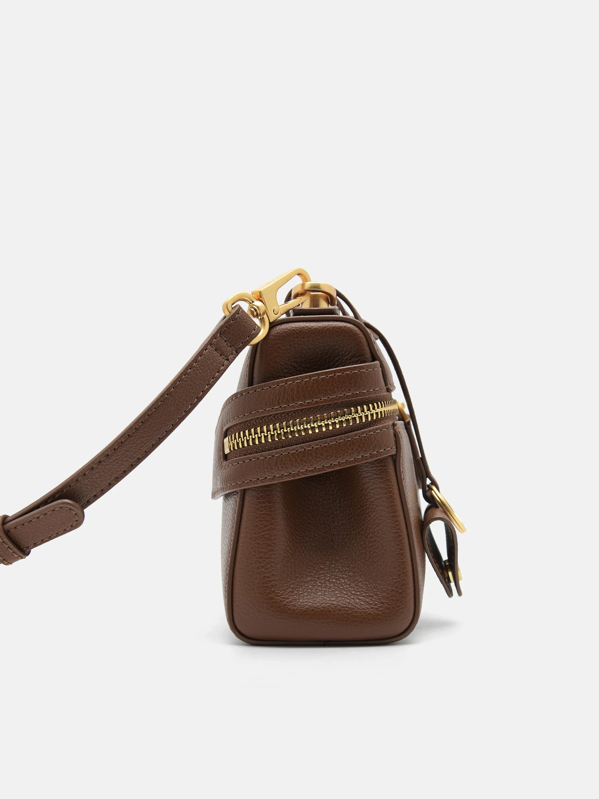 Alyssa Leather Shoulder Bag - Image 6