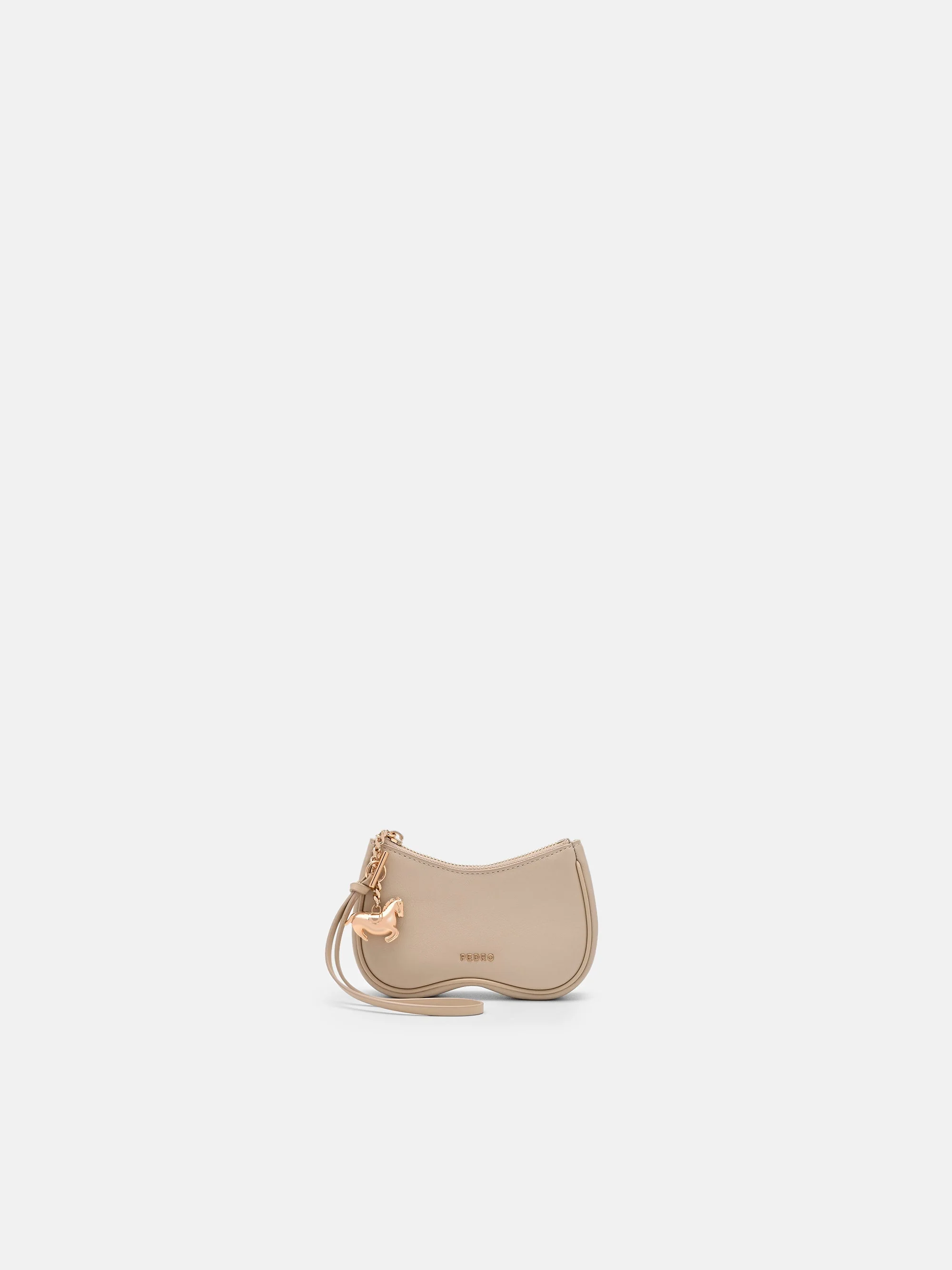 Horse Charm Leather Pouch