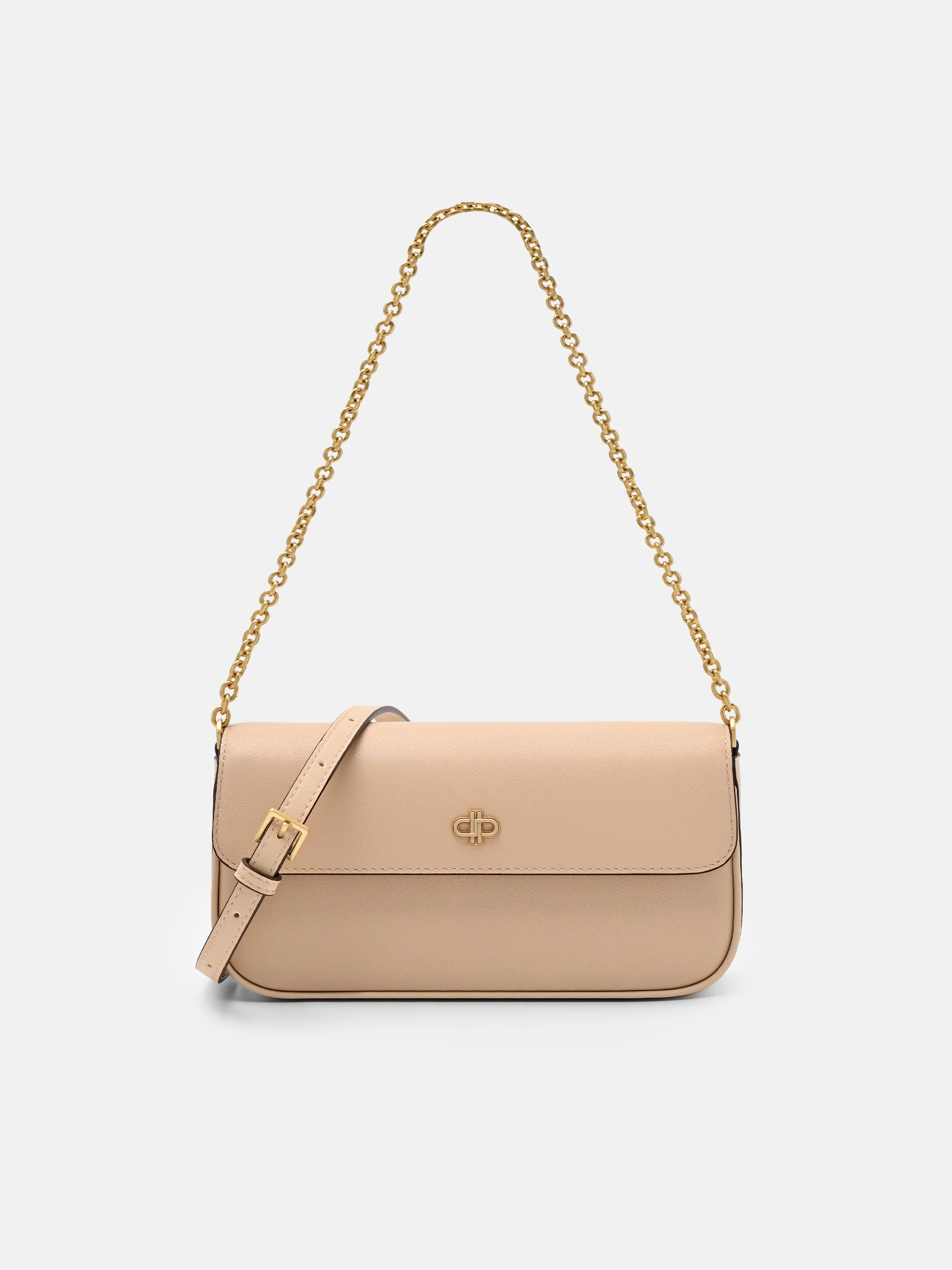 Chainlink Leather Sling Pouch